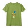 HapTiger Marge Simpson and Maggie Grocery Run Maglietta con Collo a V - Official Merchandise - Unique Tee for Fans