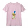HapTiger Marge Simpson and Maggie Grocery Run Maglietta con Collo a V - Official Merchandise - Unique Tee for Fans