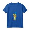 HapTiger Marge Simpson and Maggie Grocery Run Maglietta con Collo a V - Official Merchandise - Unique Tee for Fans