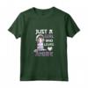 Just A Girl who Loves Anime - Maglietta Manga Giapponese per Otaku Kawaii - Ideale per Ragazze e Donne Creative