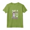 Just A Girl who Loves Anime - Maglietta Manga Giapponese per Otaku Kawaii - Ideale per Ragazze e Donne Creative