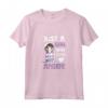 Just A Girl who Loves Anime - Maglietta Manga Giapponese per Otaku Kawaii - Ideale per Ragazze e Donne Creative