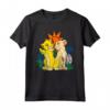 HapTiger The Lion King Young Simba and Nala Maglietta - Official Merchandise for Men, Women, Boys, Girls - Valentine's Day Tee Shirts