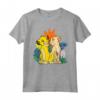 HapTiger The Lion King Young Simba and Nala Maglietta - Official Merchandise for Men, Women, Boys, Girls - Valentine's Day Tee Shirts
