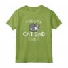 Maglietta da uomo Best Cat Dad Ever - Regalo divertente per amanti dei gatti - Ideale per Natale o compleanno
