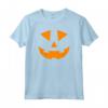 Jack O Lanterna Intagliata Zucca di Halloween - Maglietta Arancione per Feste - Ideale per Bambini e Adulti