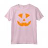 Jack O Lanterna Intagliata Zucca di Halloween - Maglietta Arancione per Feste - Ideale per Bambini e Adulti