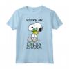HapTiger San Patrizio Snoopy Lucky Charm Trifoglio Maglietta - Licenza Ufficiale - Ideale per Festeggiare San Patrizio