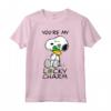 HapTiger San Patrizio Snoopy Lucky Charm Trifoglio Maglietta - Licenza Ufficiale - Ideale per Festeggiare San Patrizio