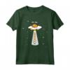 Gudetama UFO Alieni - Maglietta con Licenza Ufficiale HapTiger - Ideale per Appassionati di Gudetama