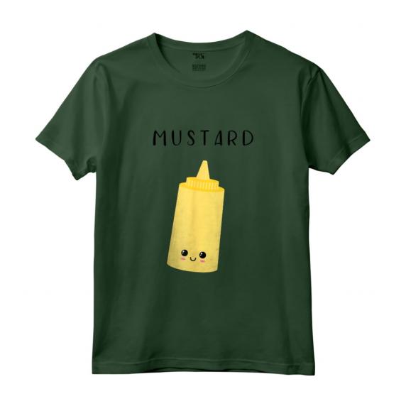 Carino Senape Ketchup Matching Best Friends T-Shirt Maglietta - Abiti da Coppia Abbinati per Amici - Disponibile in Diverse Taglie e Colori