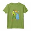 HapTiger Peter Pan and Wendy Darling Kiss Valentine’s Day Maglietta - Romantic Tee Shirt for Couples