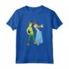 HapTiger Peter Pan and Wendy Darling Kiss Valentine’s Day Maglietta - Romantic Tee Shirt for Couples
