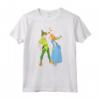 HapTiger Peter Pan and Wendy Darling Kiss Valentine’s Day Maglietta - Romantic Tee Shirt for Couples