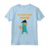 Phineas and Ferb: Candace Against the Universe I'm With Doof Maglietta - Official Perry the Platypus Tee Shirts for Boys and Girls