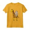 Bradipo che Cavalca le Bradipi Giraffe Maglietta - Disegno Divertente di Giraffe e Bradipi per Ragazze e Ragazzi - Ideale come Regalo Carino