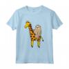 Bradipo che Cavalca le Bradipi Giraffe Maglietta - Disegno Divertente di Giraffe e Bradipi per Ragazze e Ragazzi - Ideale come Regalo Carino