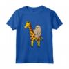 Bradipo che Cavalca le Bradipi Giraffe Maglietta - Disegno Divertente di Giraffe e Bradipi per Ragazze e Ragazzi - Ideale come Regalo Carino