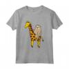Bradipo che Cavalca le Bradipi Giraffe Maglietta - Disegno Divertente di Giraffe e Bradipi per Ragazze e Ragazzi - Ideale come Regalo Carino