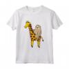 Bradipo che Cavalca le Bradipi Giraffe Maglietta - Disegno Divertente di Giraffe e Bradipi per Ragazze e Ragazzi - Ideale come Regalo Carino