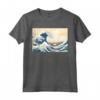 Grande onda al largo di Kanagawa Katsushika Hokusai - Maglietta Capolavoro per Amanti dell'Arte - Ideale per Regalo o per Indossare l'Opera d'Arte