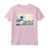 Grande onda al largo di Kanagawa Katsushika Hokusai - Maglietta Capolavoro per Amanti dell'Arte - Ideale per Regalo o per Indossare l'Opera d'Arte