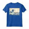 Grande onda al largo di Kanagawa Katsushika Hokusai - Maglietta Capolavoro per Amanti dell'Arte - Ideale per Regalo o per Indossare l'Opera d'Arte