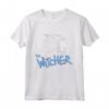 Cimeli per i Fan di The Witcher - HapTiger Logo Stencil Slayer Maglietta - Abbigliamento Ufficiale con Licenza - Regalo Ideale per gli Amanti di Witcher