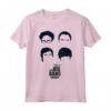 Capelli del gruppo HapTiger Logo Maglietta - Maglietta Serie TV Big Bang Theory per Veri Fan - Regalo Perfetto per gli Amanti della Scienza e della Cultura Pop