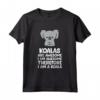 Koala sono impressionanti - Sono impressionante quindi sono un Koala Maglietta - Design Divertente per Ragazzi e Ragazze Amanti dei Koala