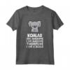Koala sono impressionanti - Sono impressionante quindi sono un Koala Maglietta - Design Divertente per Ragazzi e Ragazze Amanti dei Koala