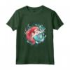 HapTiger Little Mermaid Ariel Watercolor Twirl Maglietta - Officially Licensed Disney Princess Apparel - Perfect for Kids - 16PRIN468F