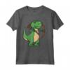 Dinosauro Tiro con l'Arco Camicia Bambini - T-Rex Maglietta Fiocco per Bambini Amanti del Tiro con l'Arco