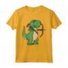 Dinosauro Tiro con l'Arco Camicia Bambini - T-Rex Maglietta Fiocco per Bambini Amanti del Tiro con l'Arco