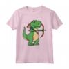 Dinosauro Tiro con l'Arco Camicia Bambini - T-Rex Maglietta Fiocco per Bambini Amanti del Tiro con l'Arco