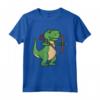 Dinosauro Tiro con l'Arco Camicia Bambini - T-Rex Maglietta Fiocco per Bambini Amanti del Tiro con l'Arco