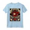 HapTiger Big Hero 6 Baymax Propaganda Poster Maglietta - Officially Licensed Apparel for Fans - Collectible Baymax Shirt 16PXBH036WA