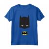 Bambino Maschera con Logo DC Batman - Maglietta Ufficiale Supereroi DC - Regalo Compleanno Ideale
