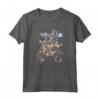 HapTiger Kingdom Hearts Group Shot Deep Dive Sketch Maglietta - Officially Licensed Vintage Apparel for Men, Women, Boys, and Girls
