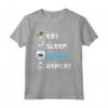 Eat Sleep Anime Repeat - Divertente Maglietta Manga Otaku con Ramen - Ideale per Appassionati di Anime e Manga