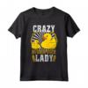 Crazy Rubber Duck Squeaky Duck Papera di Gomma Maglietta - Ideale per Collezionisti di Anatre di Gomma - Regalo Divertente per Compleanno o Natale