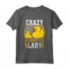 Crazy Rubber Duck Squeaky Duck Papera di Gomma Maglietta - Ideale per Collezionisti di Anatre di Gomma - Regalo Divertente per Compleanno o Natale