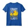 Crazy Rubber Duck Squeaky Duck Papera di Gomma Maglietta - Ideale per Collezionisti di Anatre di Gomma - Regalo Divertente per Compleanno o Natale