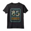 HapTiger I Survived '85 Hawkins Indiana Maglietta - Official Netflix Stranger Things T-Shirt for Men, Women, Boys, and Girls; Halloween Horror Mystery Supernatural Upside Down Eleven Tee