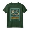 HapTiger I Survived '85 Hawkins Indiana Maglietta - Official Netflix Stranger Things T-Shirt for Men, Women, Boys, and Girls; Halloween Horror Mystery Supernatural Upside Down Eleven Tee
