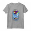 HapTiger Pixar Up Dug Balloon Floating Maglietta - Official Pixar Apparel for Fans of the Movie Up