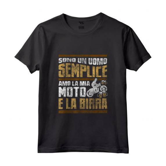 Maglietta Motocross Motociclista Uomo - Regalo Vintage Moto per Appassionati di Motociclismo - Ride like the wind
