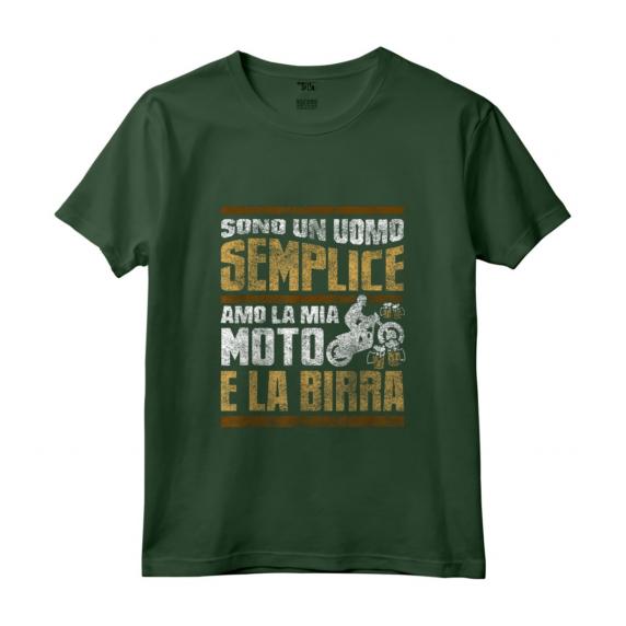Maglietta Motocross Motociclista Uomo - Regalo Vintage Moto per Appassionati di Motociclismo - Ride like the wind
