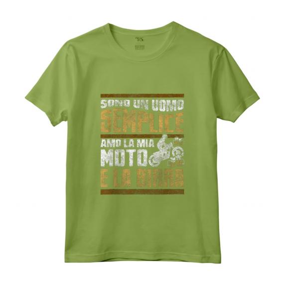 Maglietta Motocross Motociclista Uomo - Regalo Vintage Moto per Appassionati di Motociclismo - Ride like the wind