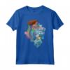 HapTiger The Little Mermaid Ariel Curious & Kind Maglietta - Official Disney Merchandise for Family - Kids, Men, Women